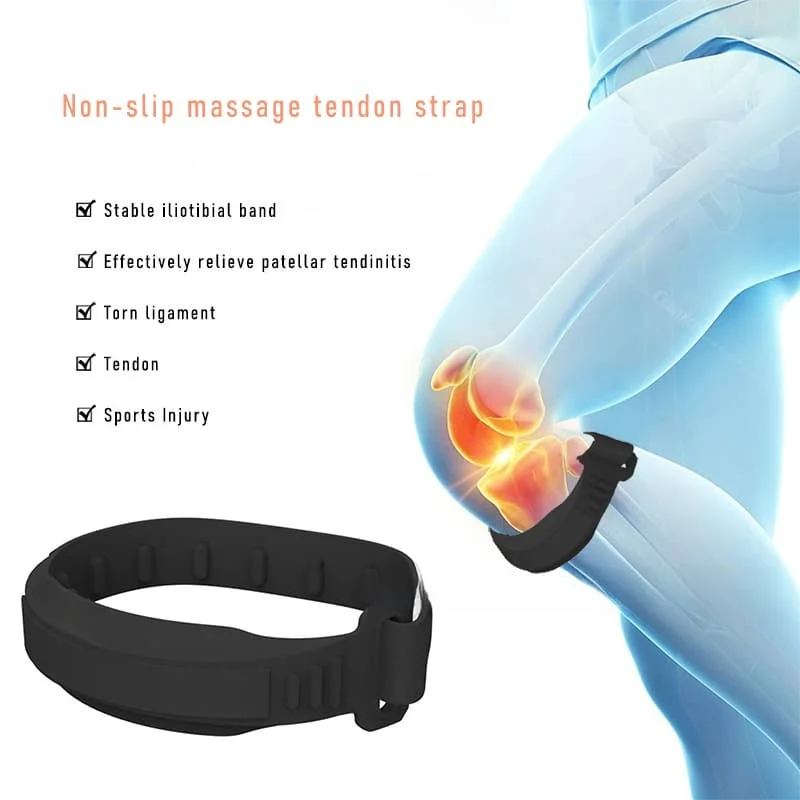 Patella Knee Strap Silicone Tendon Band Silicon Support Brace For Pediatric Sports Kneepad With Stabilization