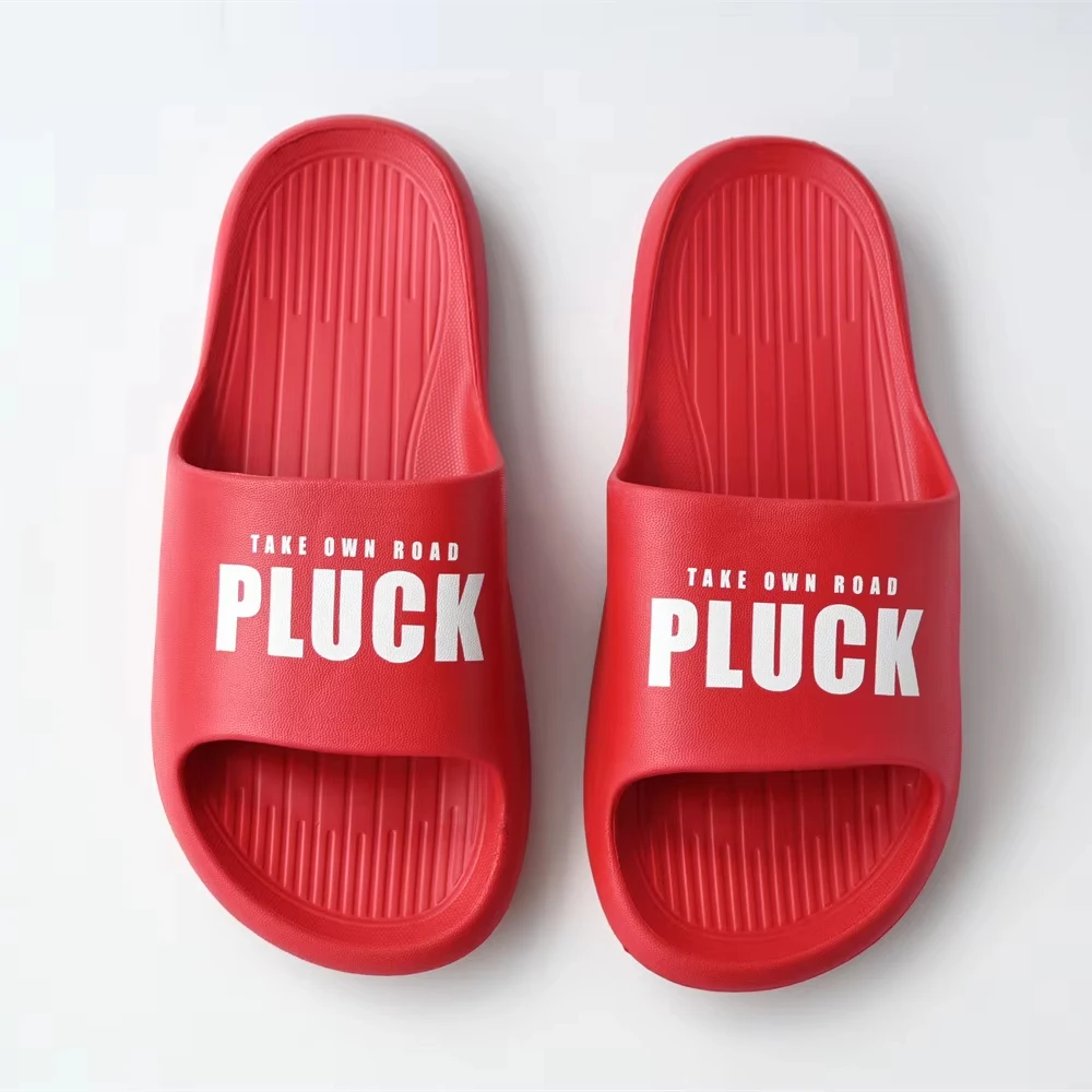 Summer EVA Slippers Anti-Slip Flat Slide-on Sliding Sandals with Foam Comfortable and Stylish