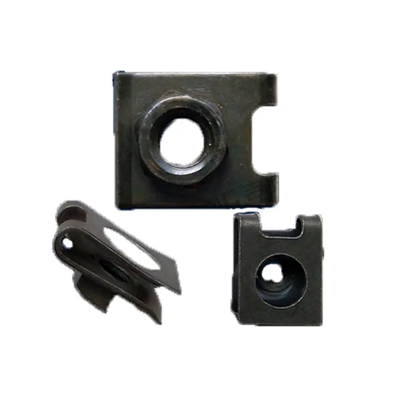 Iron Spring Steel Mild Steel Carbon Steel MS SCM A193 B7 B8 B8M Yellow White Black Zinc Plated galvanized Spring U Type Clip Nut