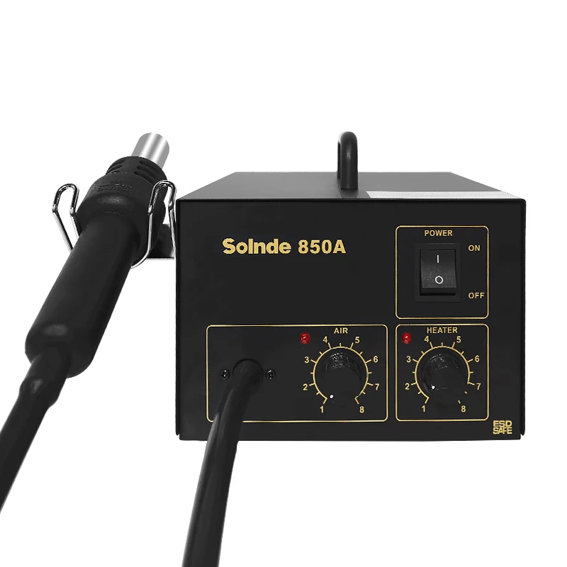 850A heissluftstation estacion de calor y soldadura Hot Air SMD Rework Digital Desoldering And Soldering Station