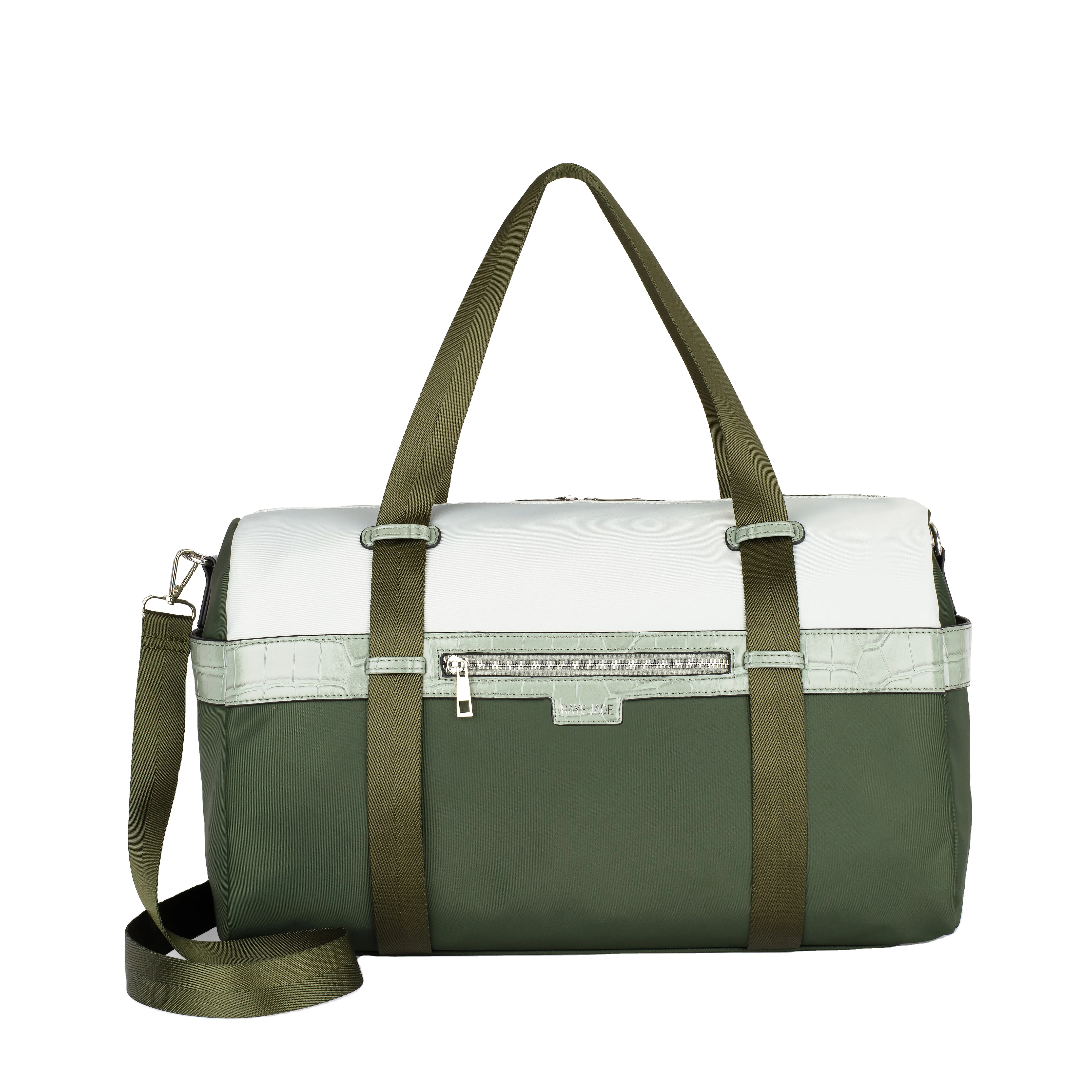 Спортивная сумка оптовая продажа дорожная на заказ оливковая Водонепроницаемая нейлоновая с крокодиловой кожей для мужчин и женщин выходные