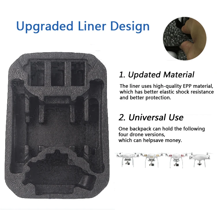 Fashion Custom Drone Storage Backpack For DJI Phantom 3 Phantom 4