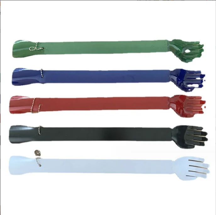 Cheap Plastic Extra Long Shoehorn Lazy Shoe Helper Long Handle Shoes Lifter Pull Shoehorn Slip Handle Long Shoehorn advertising