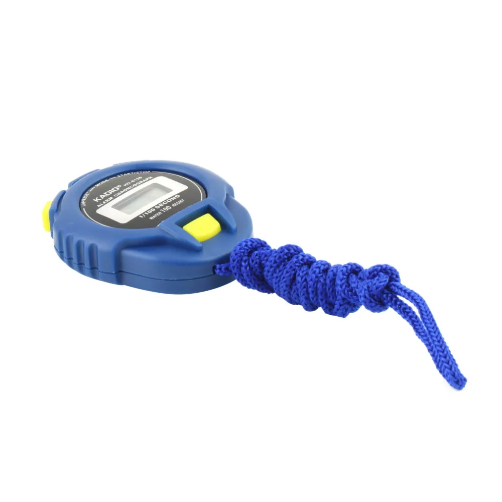 Chronograph Digital Timer Stopwatch Sport Counter Odometer Watch Waterproof Digital LCD Stopwatch Meter Counter