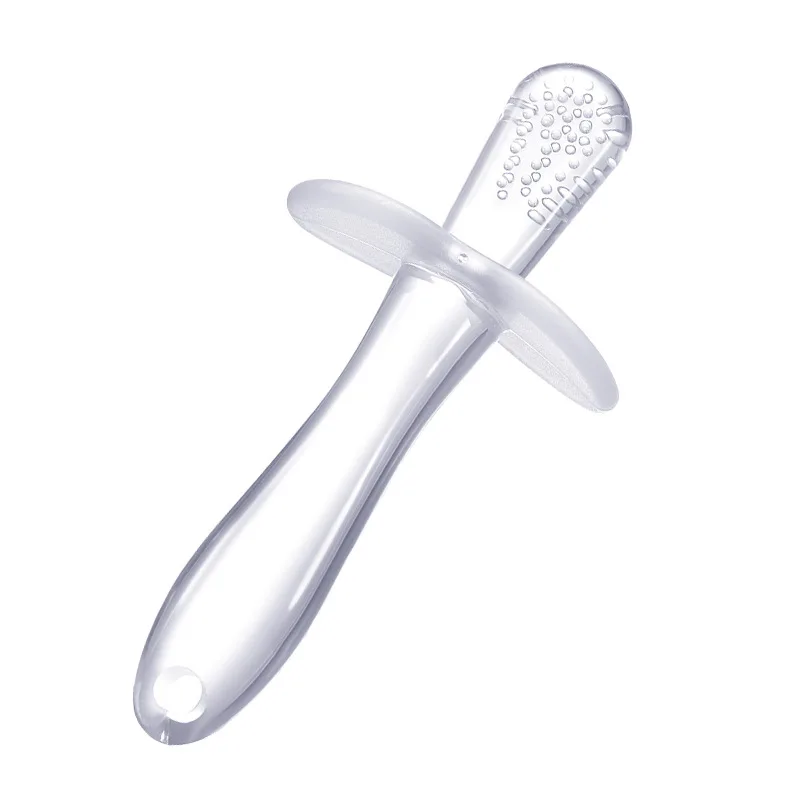 Wholesale Baby Teething Toy Silicone Teether New Custom Food Grade Baby Soft Bag Customize Box Logo Style Packing Pcs Color Age