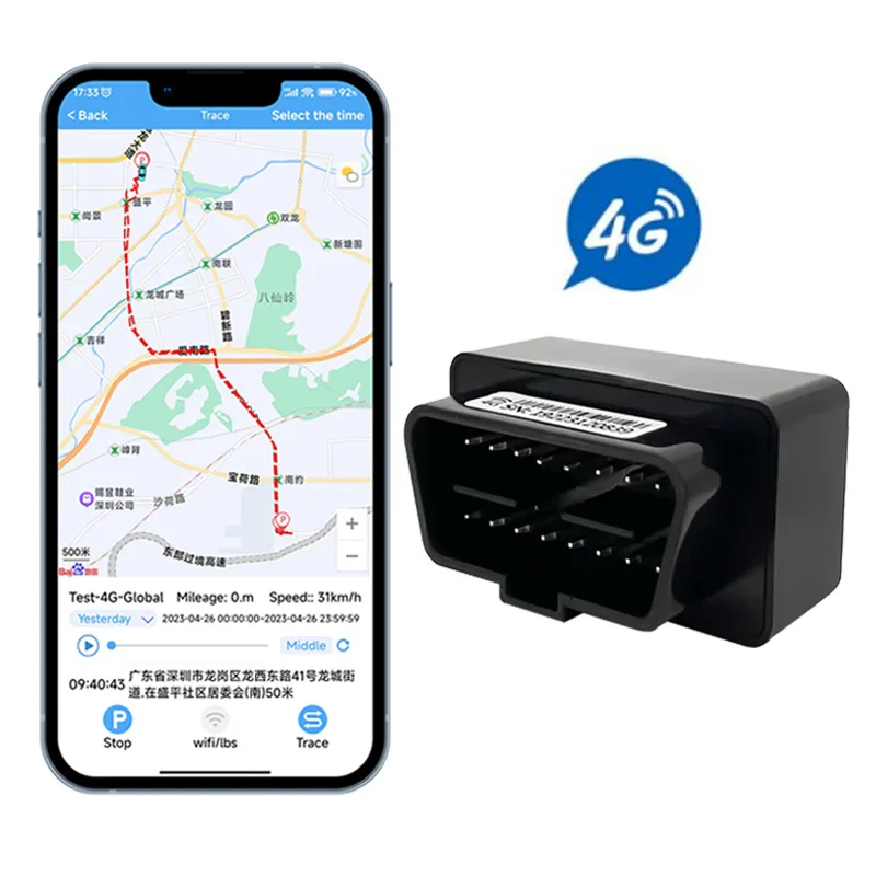 YG-OBD GPS+Beidou+LBS Google Maps Real-time positioning tracking triple positioning Hot sales 4g gt06