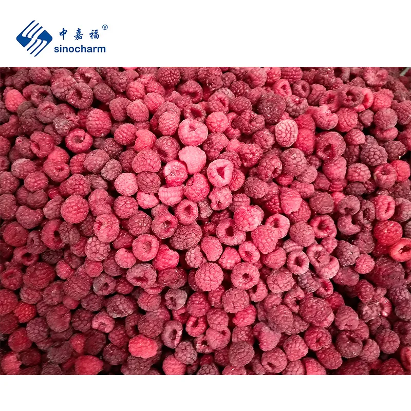 Sinocharm HACCP замороженные фрукты свежие органические не Червячные Малиновые 90% целые малины для сока напитков