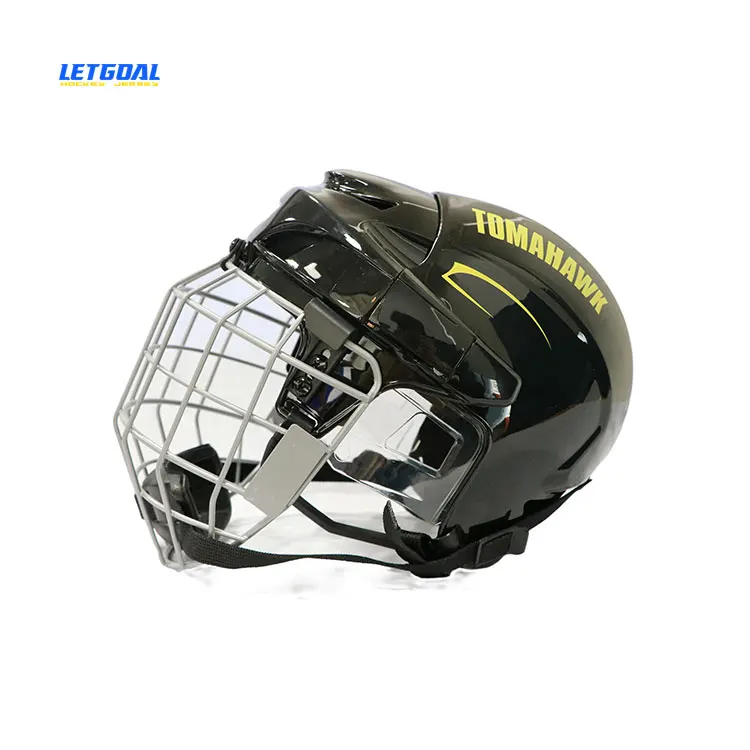 Customized Ice Hockey Inline Hockey Helmet OEM Factory Production  Includes Mask Custom Colors