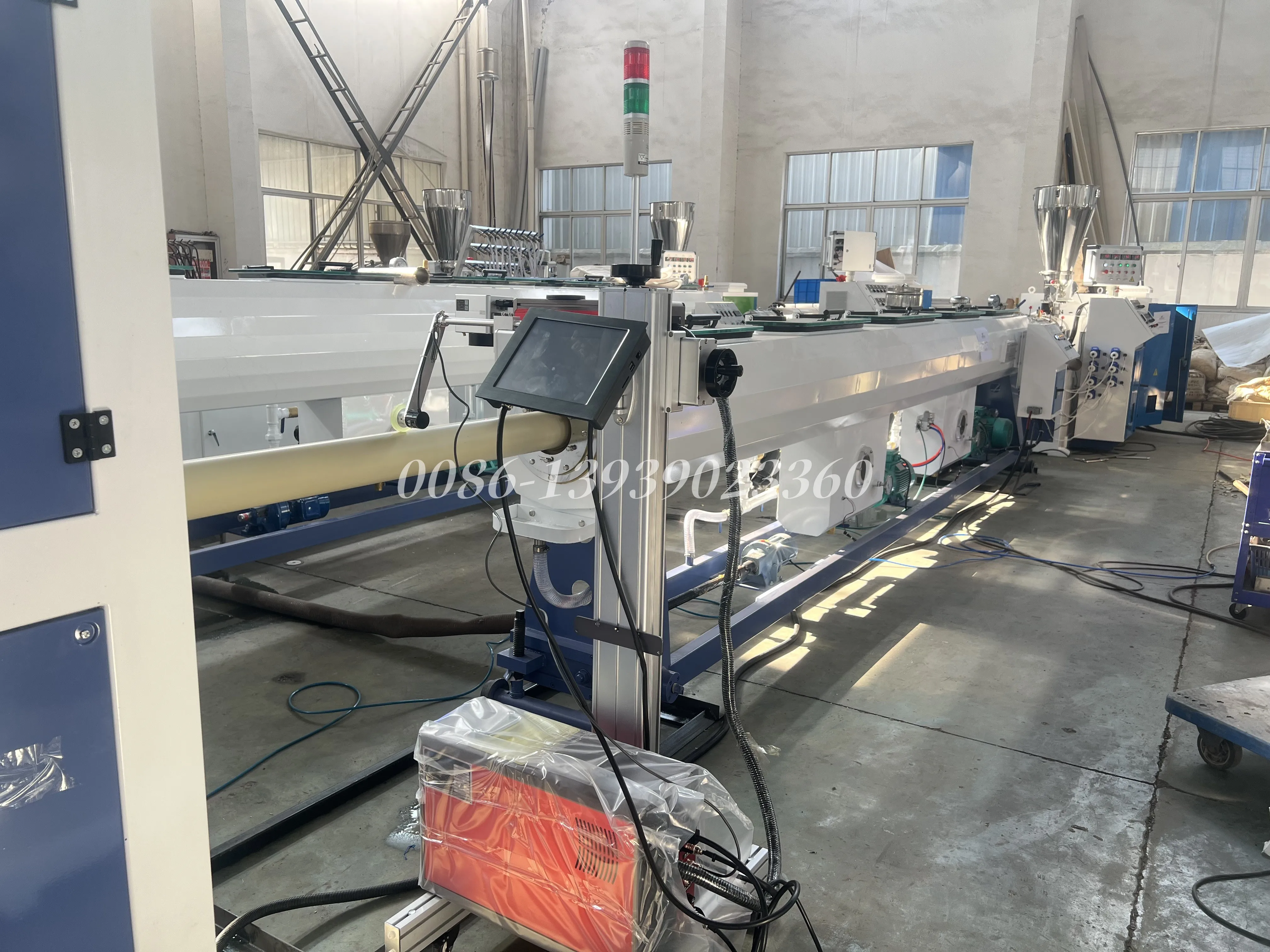 20m-110mm pvc pipe making machine/16-63mm plastic pipe extrusion production line/pvc tube machine