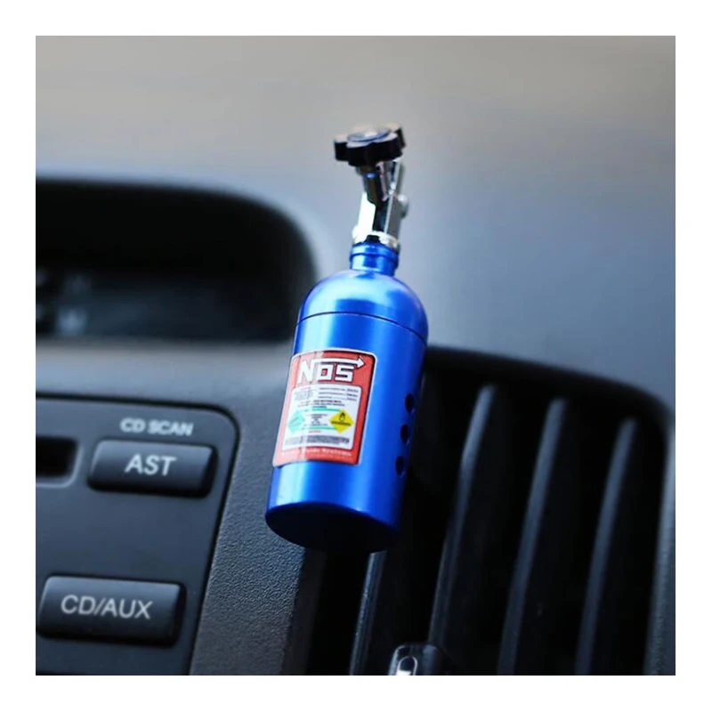 Personalised Scented Car Vehicle Air Freshener Gift NOS Bottle Diffuser Perfume Vent Clip Car Accessories Air Freshener