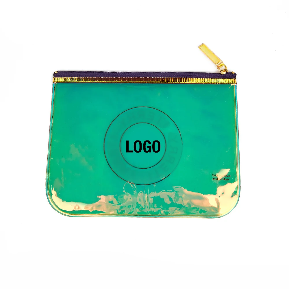 Promotion Gift Cheap Customize little makeup bag Pvc Zipper Bag Holographic PVC Bag
