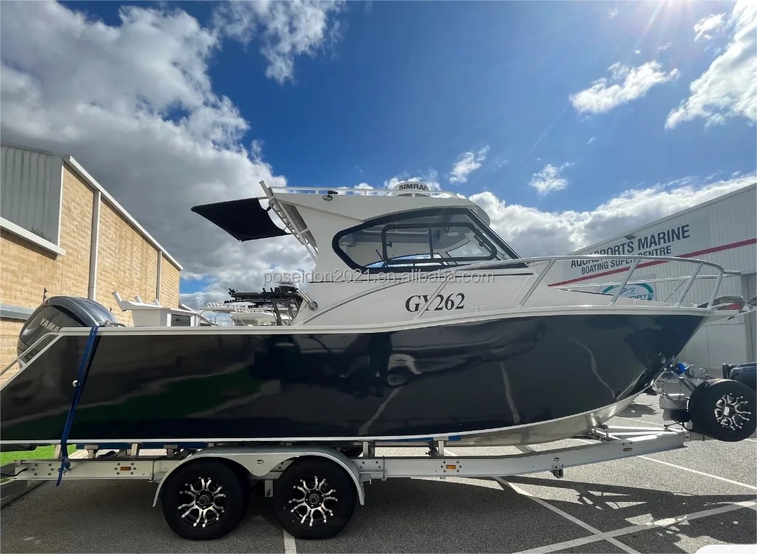 7.5m/25ft Aluminum Cabin Fishing Boat Hot Sale in Australian and New Zealand