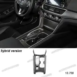 carbon fiber car interior accessories for honda accord 10th 2018-2022 gear shift panel steering wheel trim seat cover auto style
