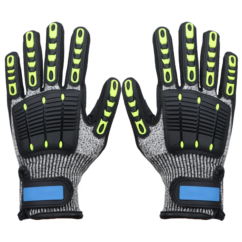 XINGYU HPPE Anti Impact Nitrile Safety Protective Gloves Leather Protective TPR Anti Impact Mechanical Gloves Hand gloves