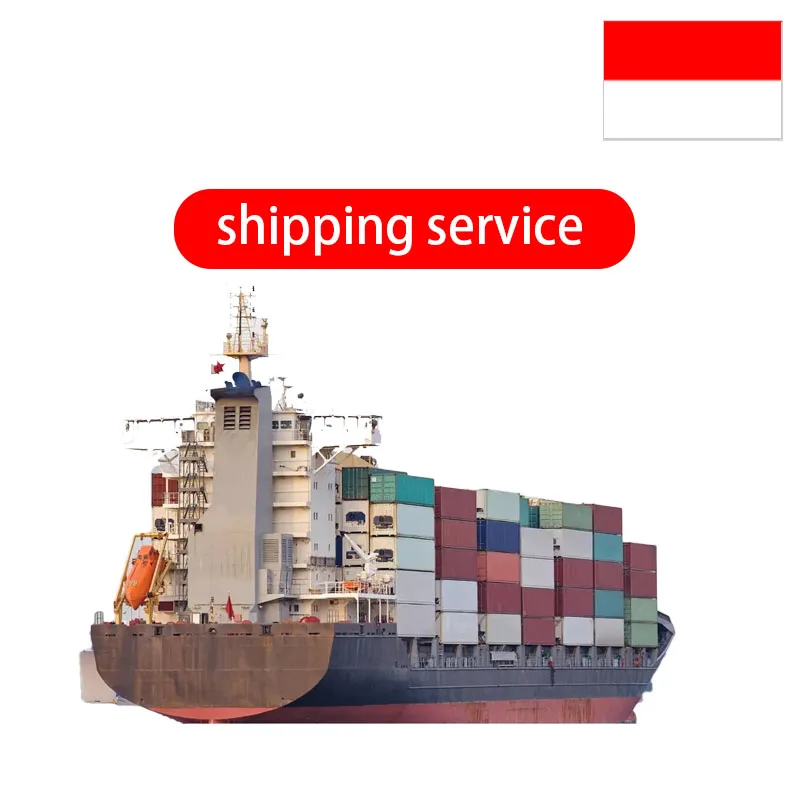 Shipping Agent 20ft 40ft Shipping Container From China to Indonesia Sea Shipping China freight forwarder