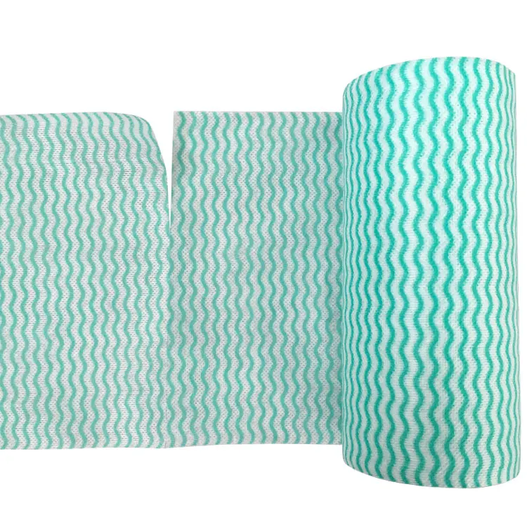 
Antibacterial Kitchen Cleaning Cloth Nonwoven Fabric Wipes Roll Disposable Dish Cloths 