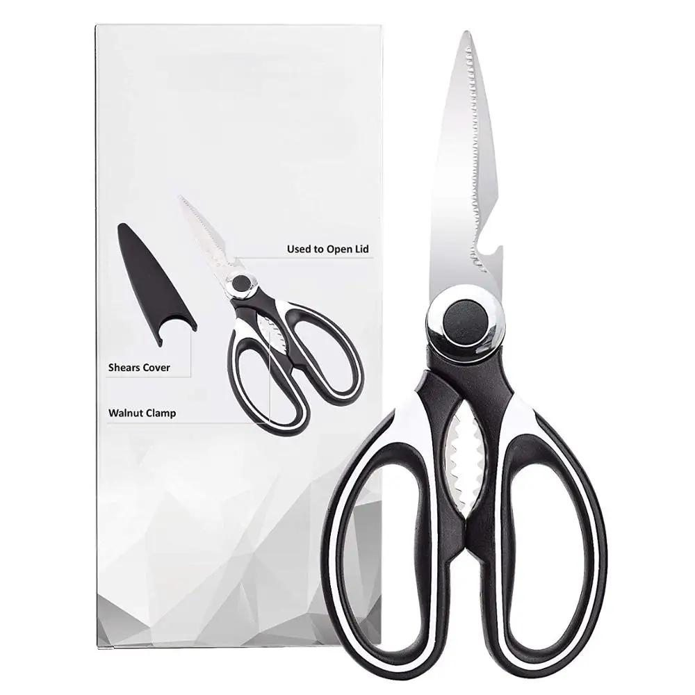 Amazon hot sale high quality multi-purpose multifunction separable clever kitchen scissors