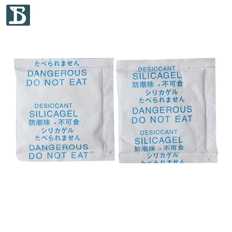 
Nontoxic Food Grade Silica Gel Desiccant Tyvek Paper 5g 