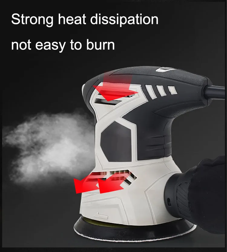Wholesale Electric Brushless Orbital Sander machine Speed Control With Vacuum Function eccentric grinding electric sander