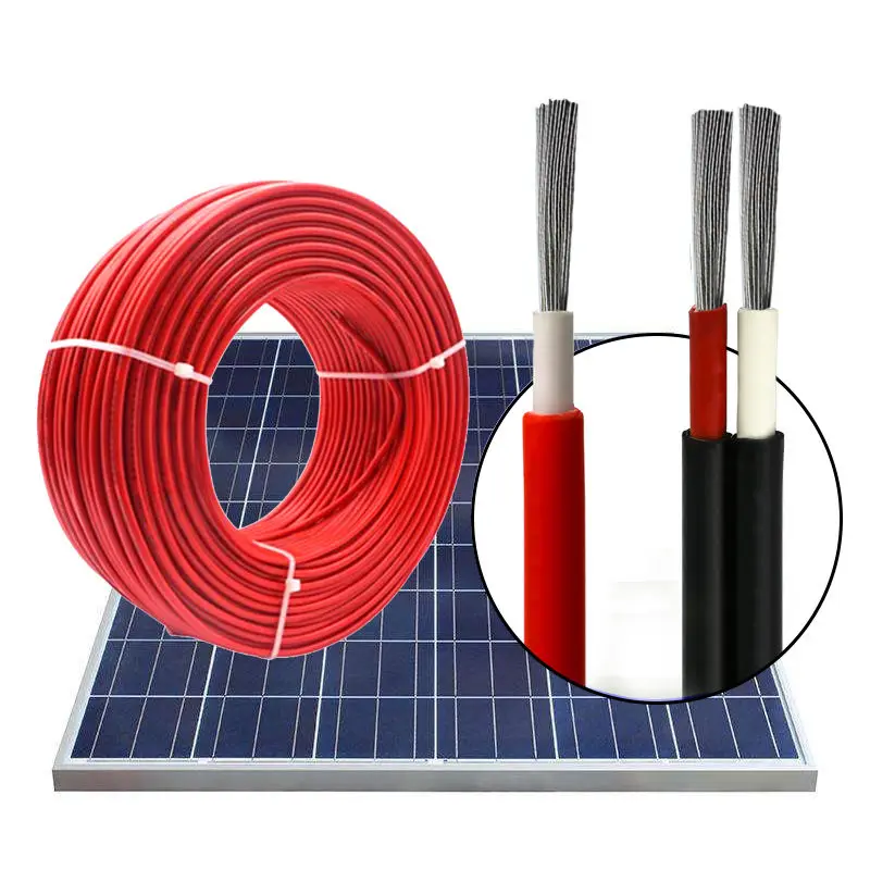 Heat Resistant UV resistance solar wire 6mm 10AWG   DC cable for solar panel