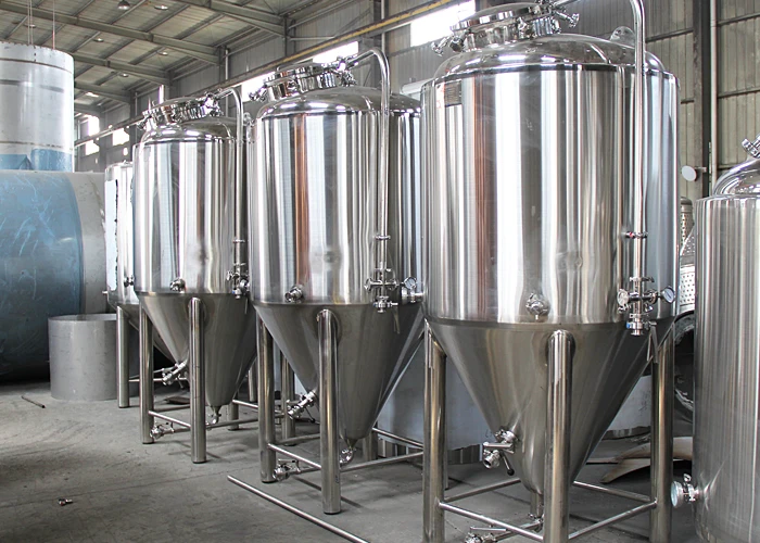 
DYE 150 gallon 300L 400L 500L Beer Factory Equipment Sanitary Stainless Steel Conical Fermenter With Cooling Unit 