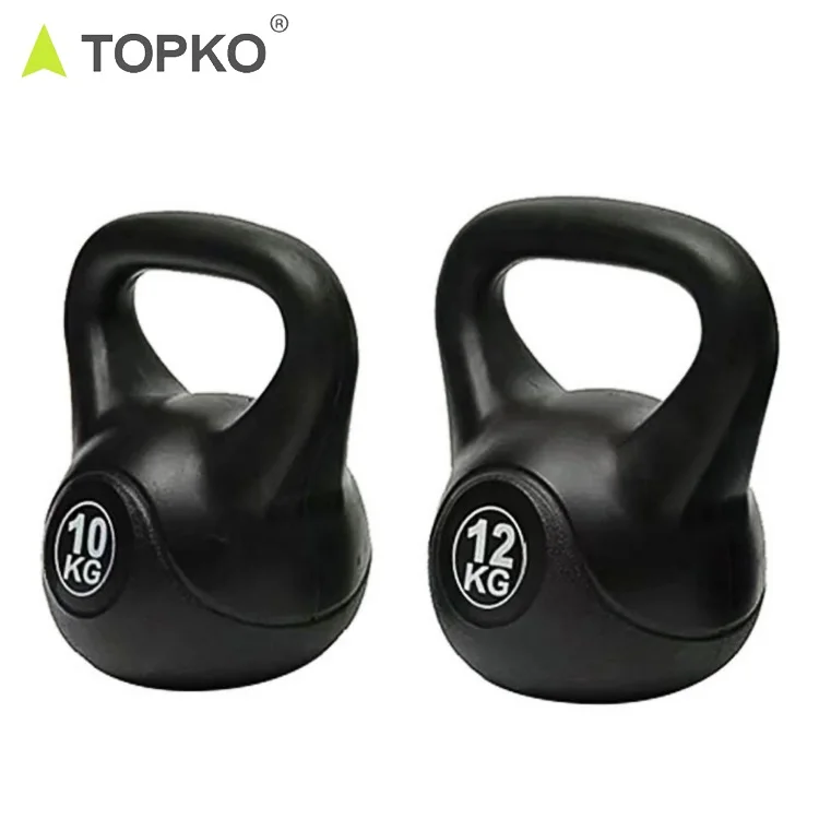 TOPKO factory price promotion discount eco friendly supermarket body building gym use home use cement kettlebell