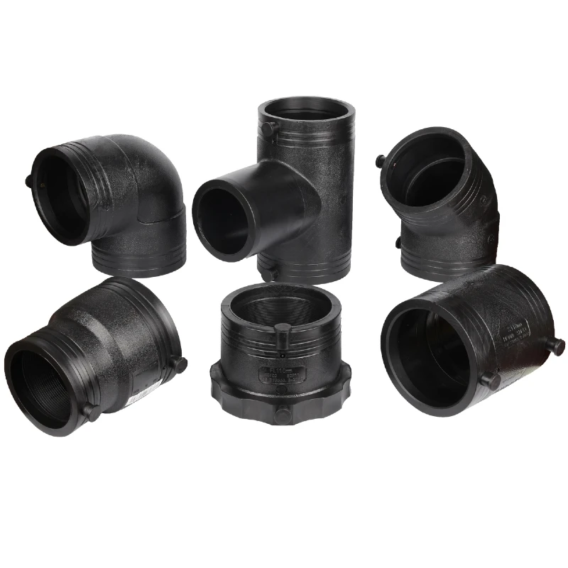 High Quality Direct Sales Manufacturer Water Natural Gas Petroleum Applications Plastic Pipes Electric Fusion HDPE Fittings