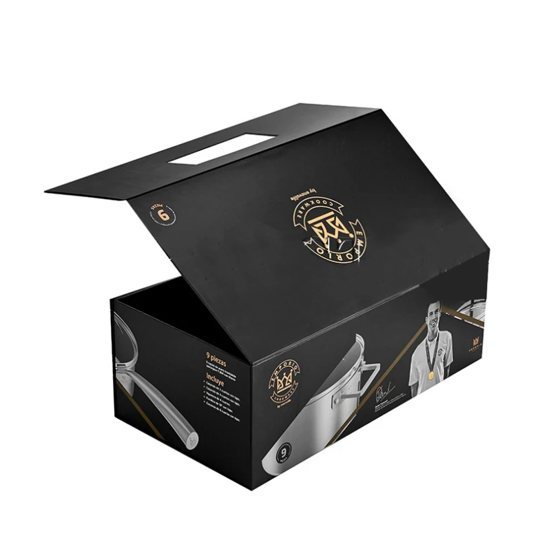 Factory price fashion design foldable custom packing gift hard pen paper box