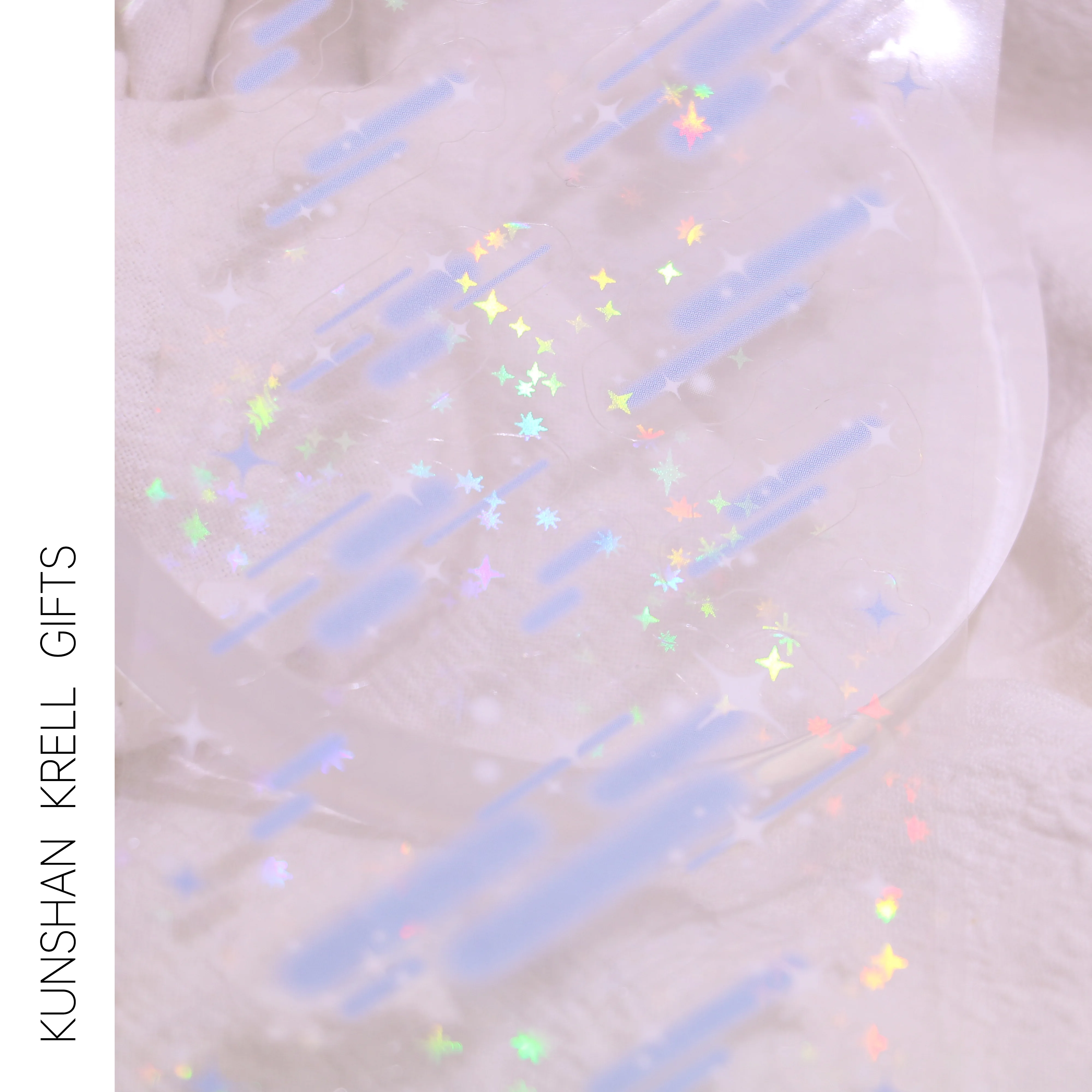 Custom Cute  Cartoon Sticker Custom Crystal Company Logo Stickers  Wholesale Custom Decorative Clear Stickers