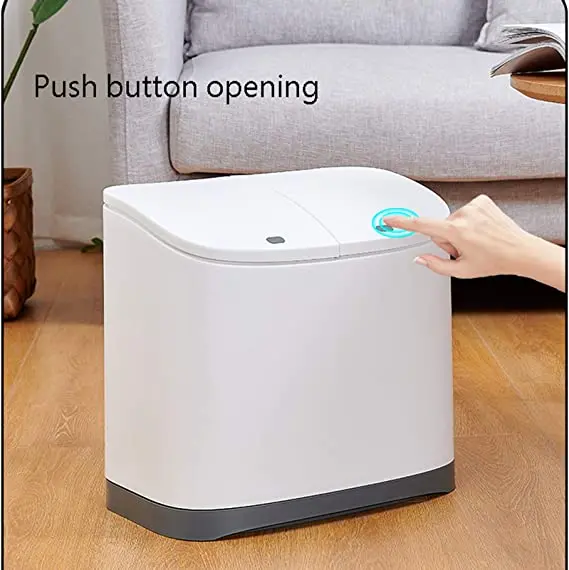 Hot Selling  Kitchen Double Layer Cover Trash Can Household Garbage Bin with Lid Large Capacity Dry and Wet Separation Bin