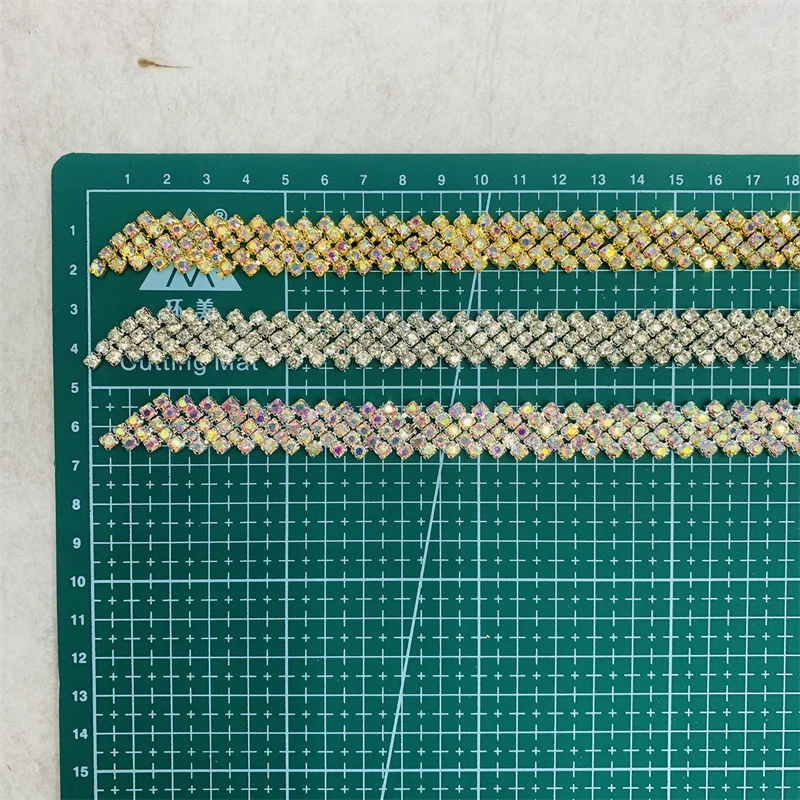 Оптовая продажа серебряных цепочек с кристаллами свадебный пояс Обрезной для платья ювелирные изделия Хрустальная кружевная лента одежды