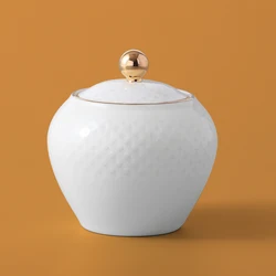 Unbreakable Royal Ware Luxury Dinnerware Set Elegant Golden Rim Design Bone China White Porcleain Dinner Set for Wedding Banquet