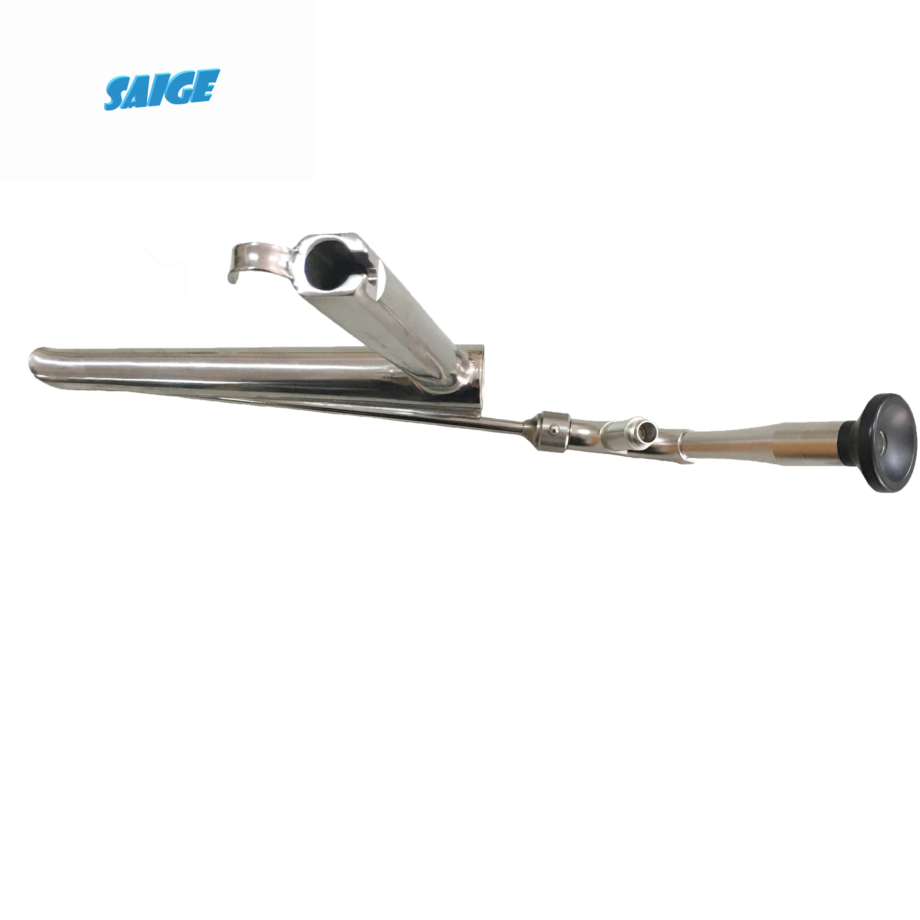 ENT medical instrument Laryngoscope tube /Self retaining laryngoscope tube with side view endoscope