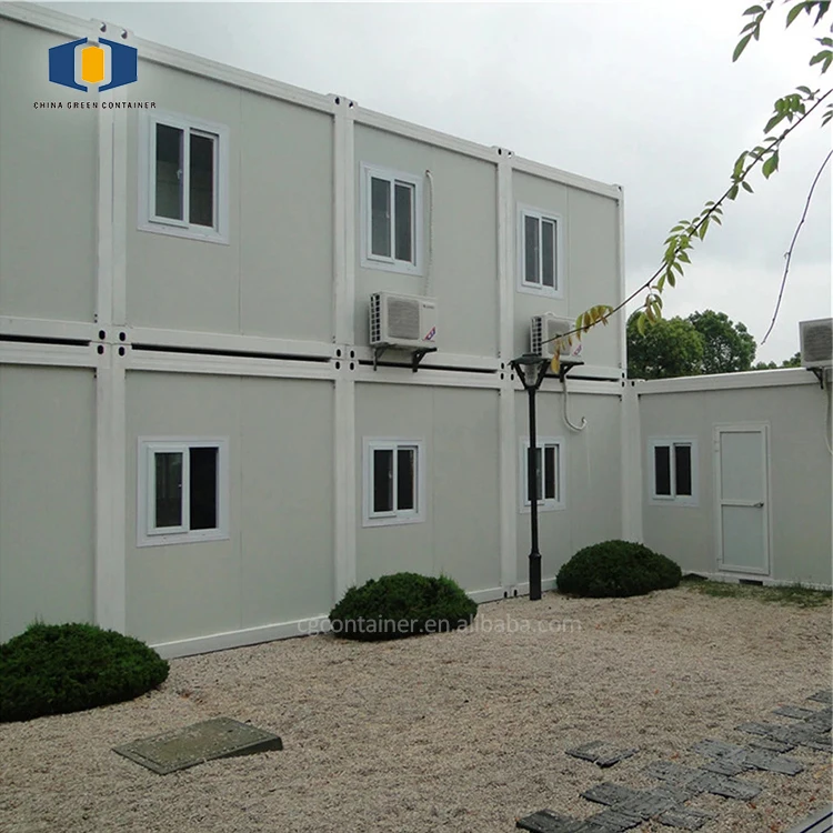 CGCH Prefabricated Flatpack 20 Ft Sandwich Panel Office Container Construction Site Container Mobile Office house container van