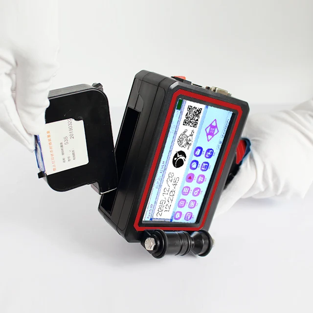 Great Quantity portable handheld inkjet printer code printer 25mm