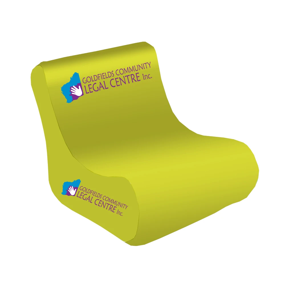 Надувной рекламный стул с индивидуальным принтом фирменный надувной