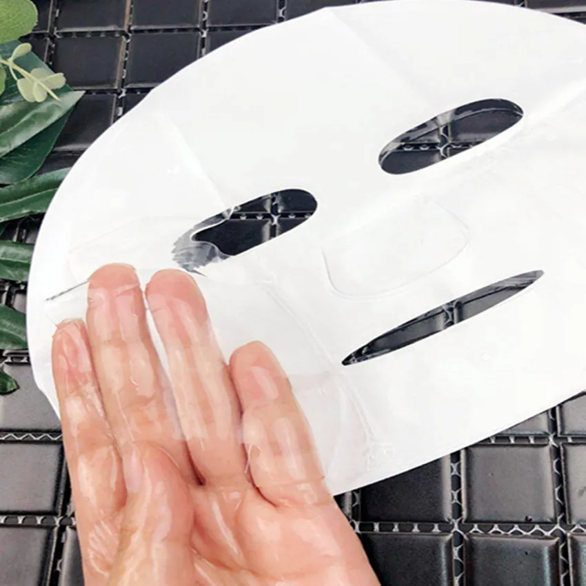 Custom Moisturizing Transparent Seaweed Gel face Sheet Mask Repair Brightening Crystal Soluble Collagen Mask