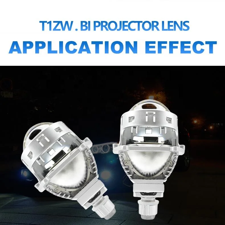 IDISON T1ZW 3 inches 6000lm 6500k 75W Bi Led Laser Headlight Universal Bi-LED Projector Lens for Car