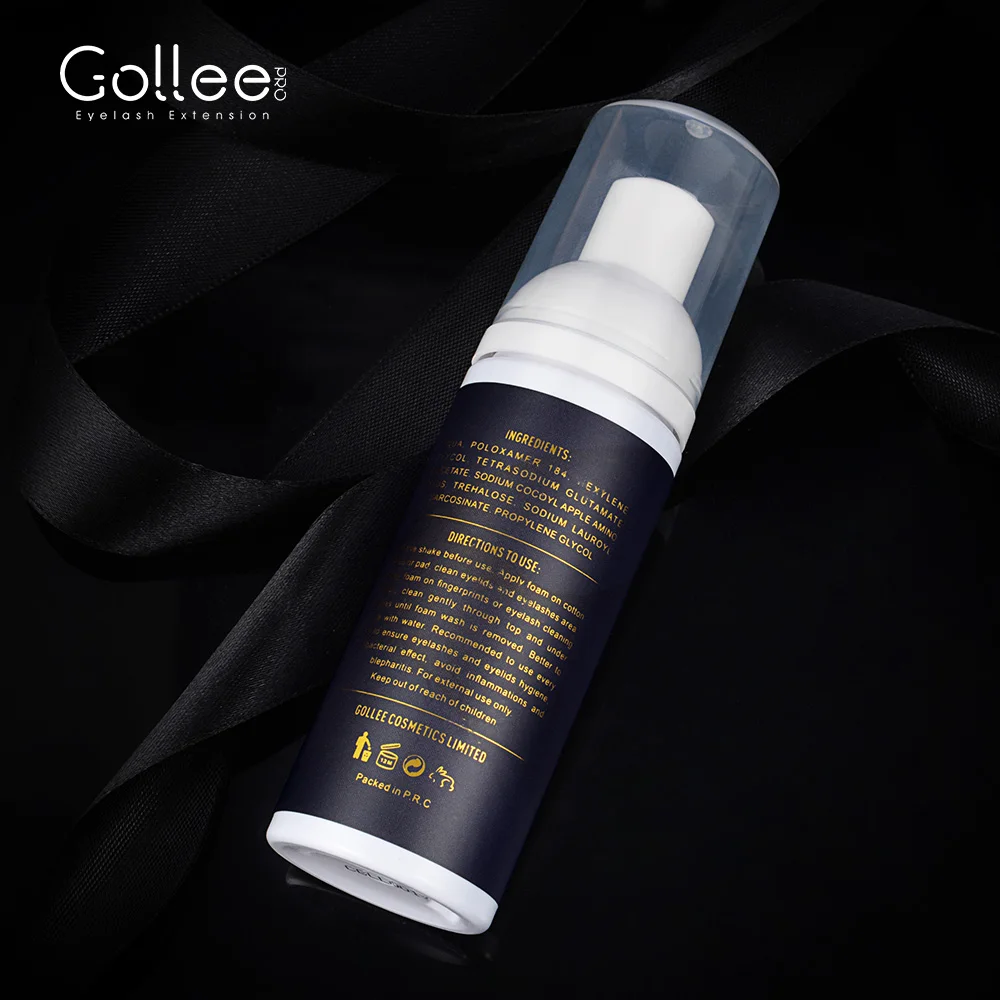 Gollee Korea Pass Accept Private Label Eyelash Shampoo Lash Extension Cleanser