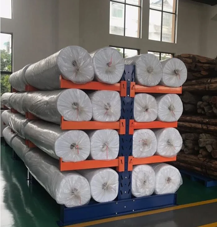 Corrosion Protection Metal Warehouse Storage Pipe Rack System Cantilever Shelf