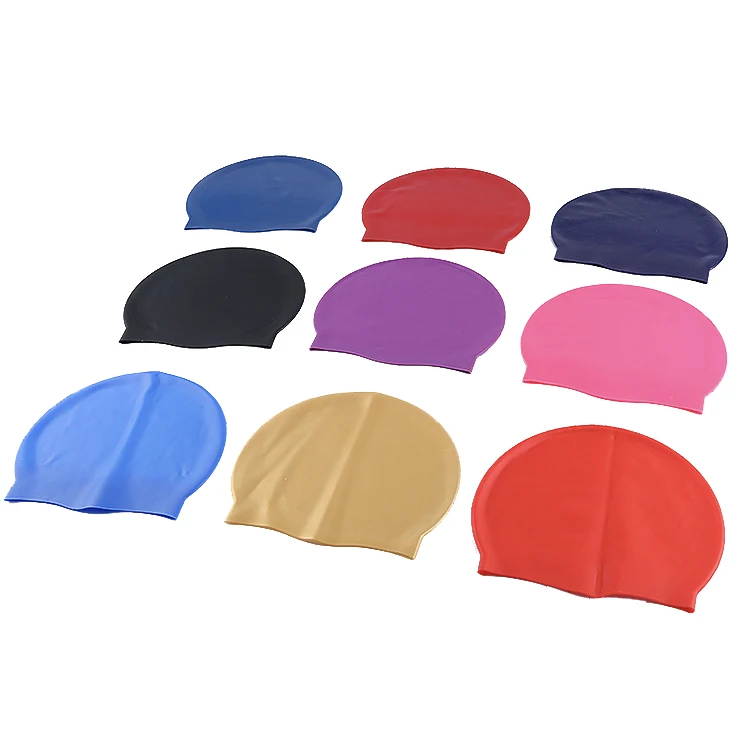  По индивидуальному заказу мультфильм Swimcap печать логотип бренда силиконовая шапочка для