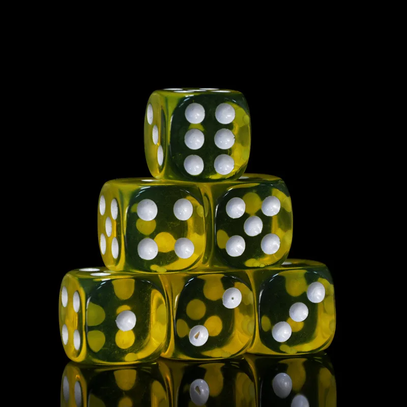 Customized Large Adult Acrylic Resin DND Dice Set Bulk With Logo for Graduation School Ramadan Thanksgiving Diwali