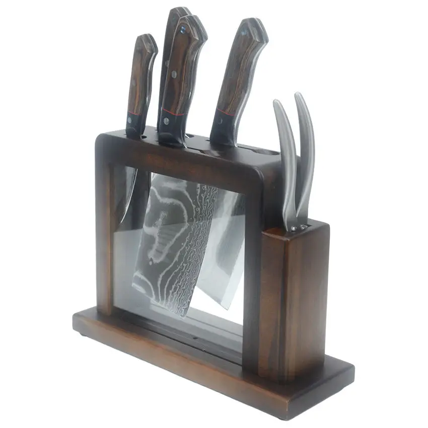 High Quality Damascus Steel Kitchen Knife Set 67 Layers with Resin Handle Favorable Price Japanese Style