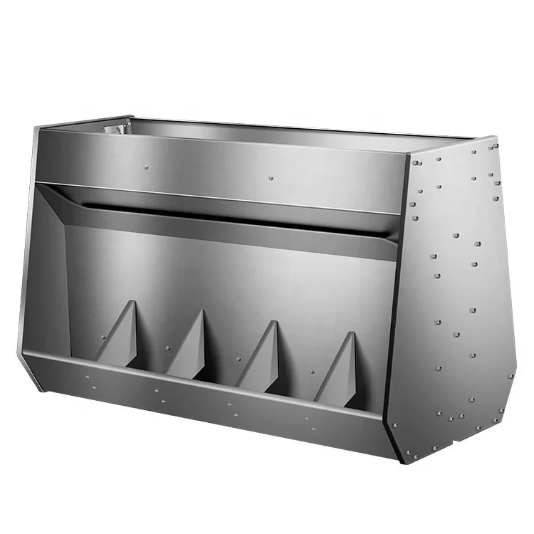 Automatic stainless steel SS  feeding feeder trough for pig farm Nursery fattening pig piglet sow feeding trough