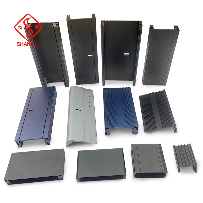 Shangli Desktop Housing Case aluminum extrusion case custom electronic box aluminum extruded pcb enclosure