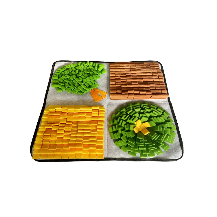 Dog Food Mat Pet Slow Feeders Sniff Mat felt Pet Snuffle Mat