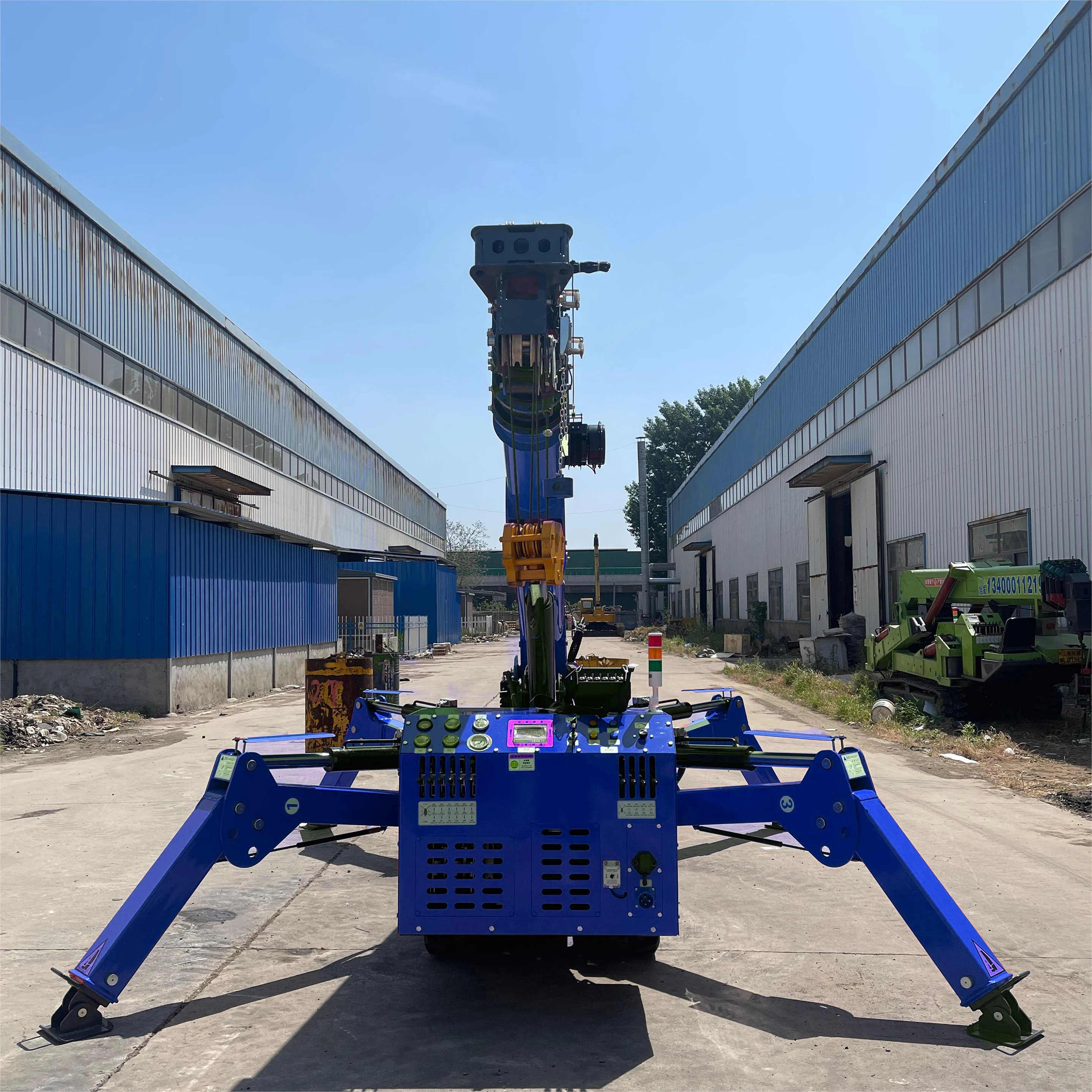 Tonlita Telescopic Crawler Spider Crane Construction Machinery 3ton 5 tons Spider Crane Fly Jib spider crane