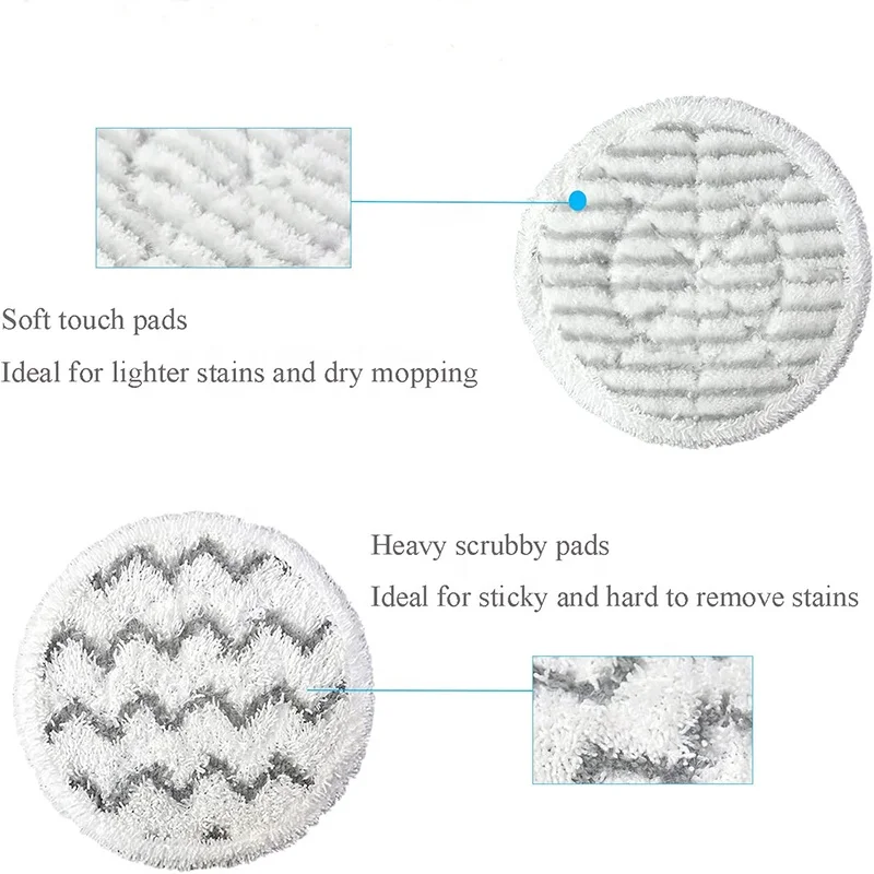 Household Portable 360 Rotating Mop Pad Compatible with Shark S7000 S7000AMZ S7001 S7001TGT Microfiber Steam Mop Cloth