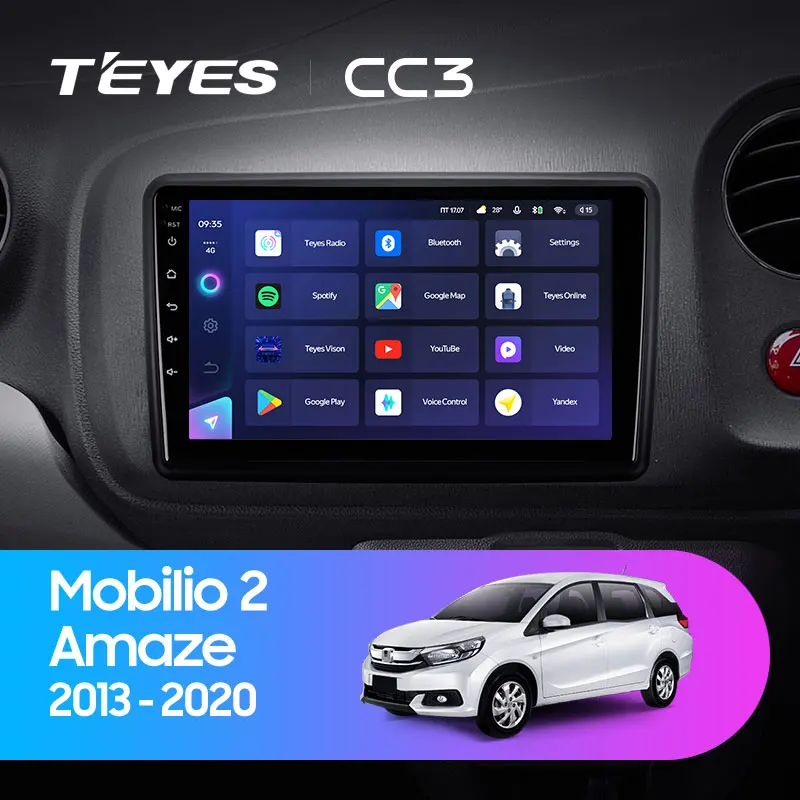 TEYES CC3L CC3 2K For Honda Mobilio 2 Amaze 2013 - 2020 Car Radio Multimedia Video Player Navigation stereo GPS Android 10