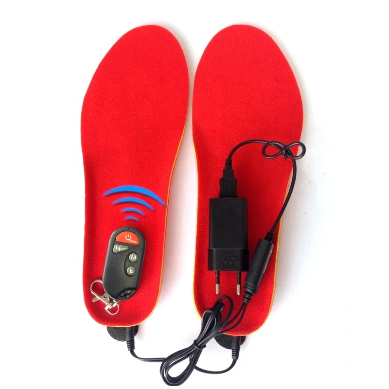 Snow Warm Heated Shoes Inserts Rechargeable Battery and Circuit Board Electric Insoles